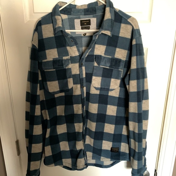 Quiksilver Other - Mens Fleece plaid button up Quiksilver XXL